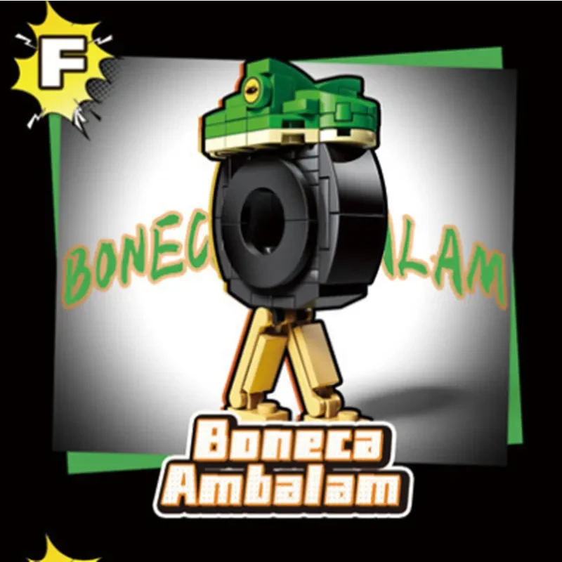 Nouveau Tralalero Tralala blocs de construction cerveau italien ornement TTung Tung Sahur figurines d'action poupée jouet pour enfant cadeaux de noël