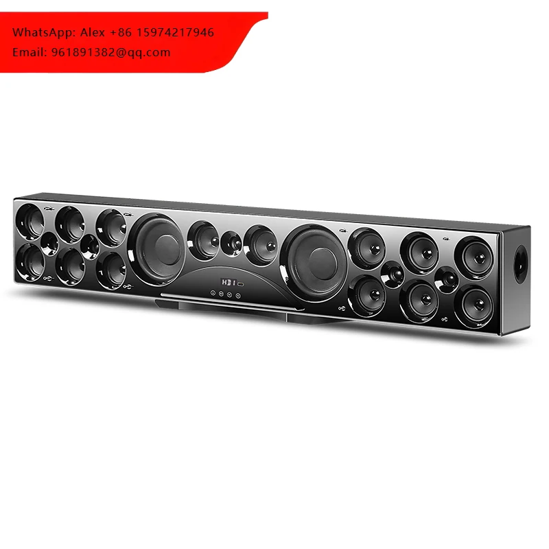 Hyper Sound 7.2CH Home Theater Soundbar For TV With For HD/RCA/BT/OPT Inputs 360W RMS Wooden Design Remote Control IA-8360DMAX