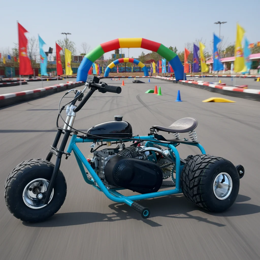3-Wheel Adult/Children's All-Terrain Off-Road Vehicle 212cc Four-stroke 7.5 HP 50-60km/H Easy Drifting Outdoor Off-Road go Kart