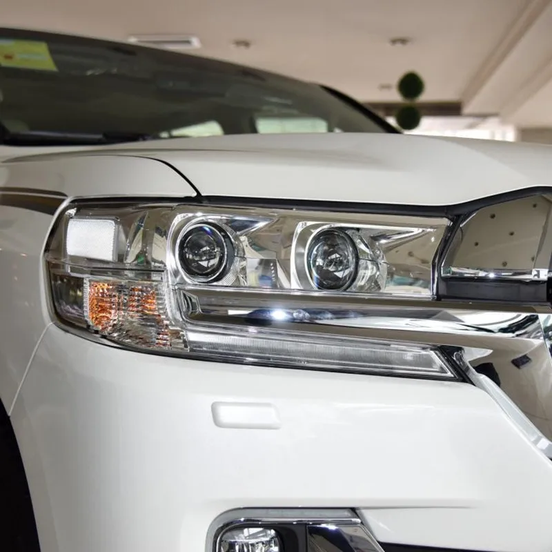 

Для Toyota Land Cruiser 2016 2017 2018, крышка автомобильной фары, прозрачный абажур, замена оригинальных стеклянных линз