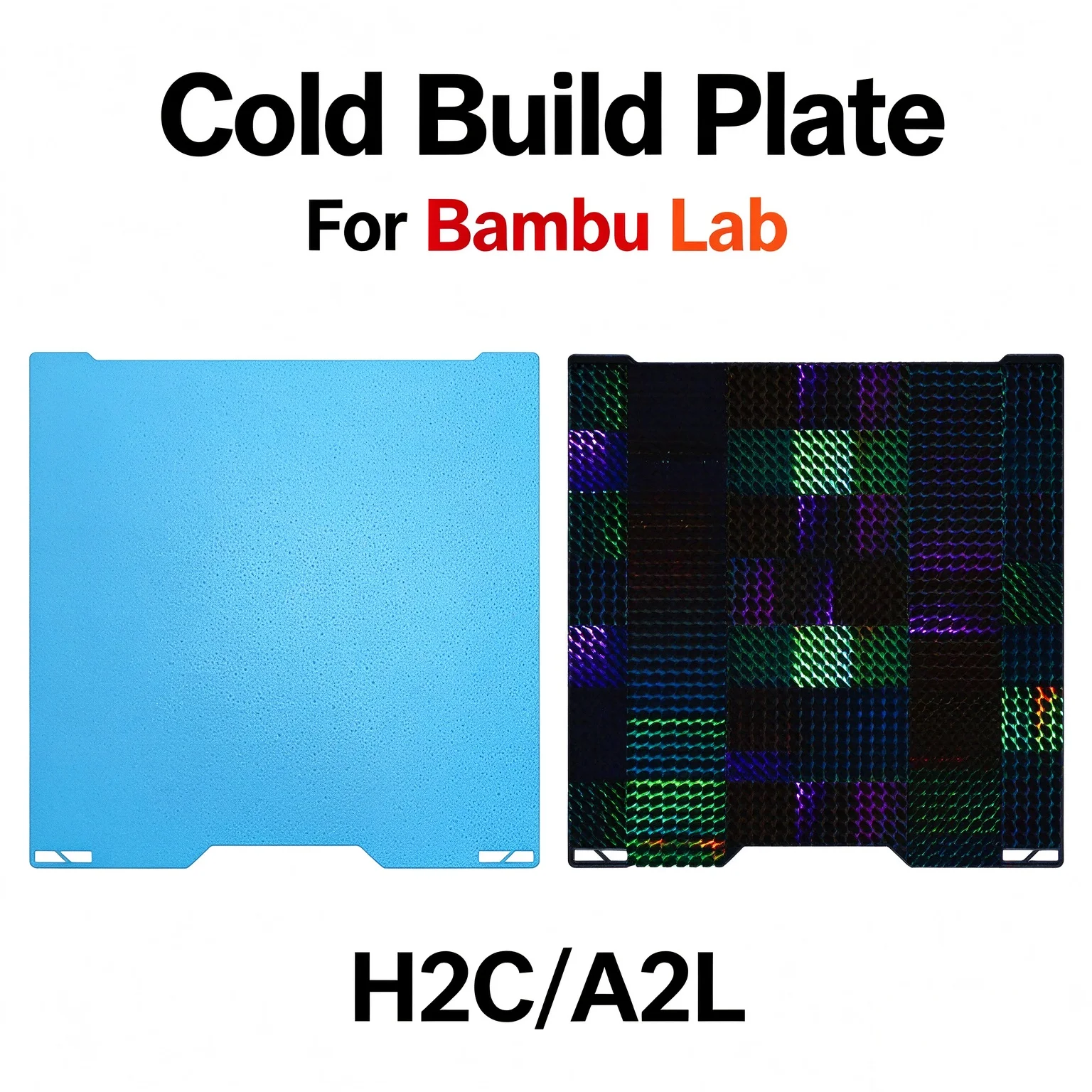 For Bambu Lab A2L H2C Build Plate 335x325mm PEI PET PEO Resistant to High Temp Easy Installation Fit Bambulab A2L H2C 3D Printer