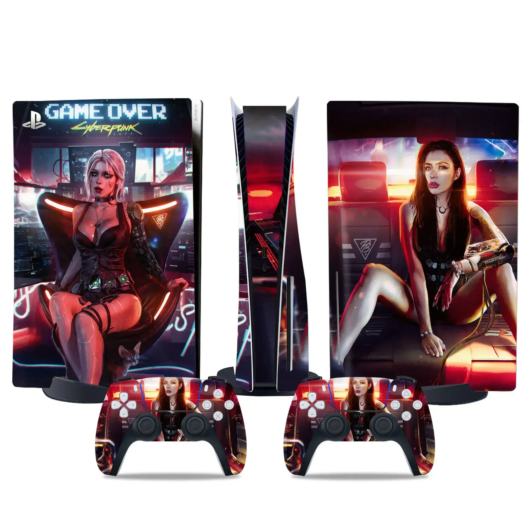 لملحقات PS5 - جلود تجميلية أنيقة تلميع