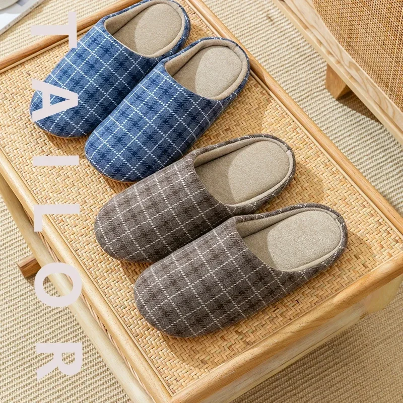 

Мужские осенне-весенние домашние противоскользящие тапочки, легкая и тихая мужская удобная домашняя обувь для спальни на все сезоны