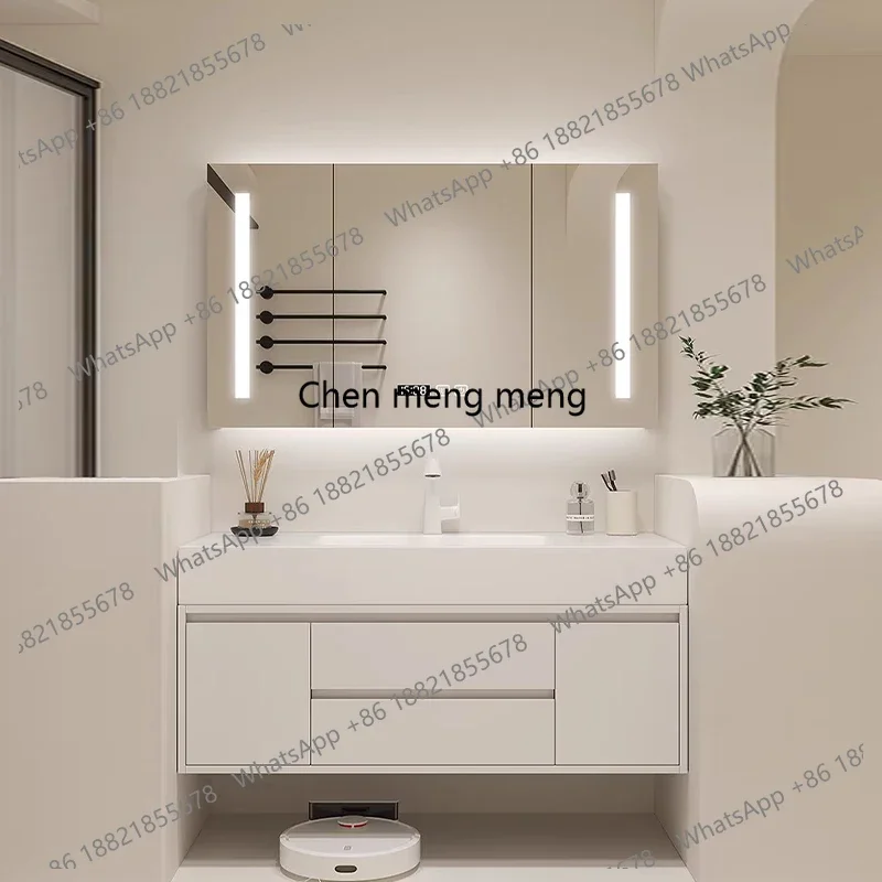 G153 Luxury Modern Cupboard Display Space Saver Mirror Customized Decorations Bathroom Cabinet Kitchen Archivadores Home Furnitu