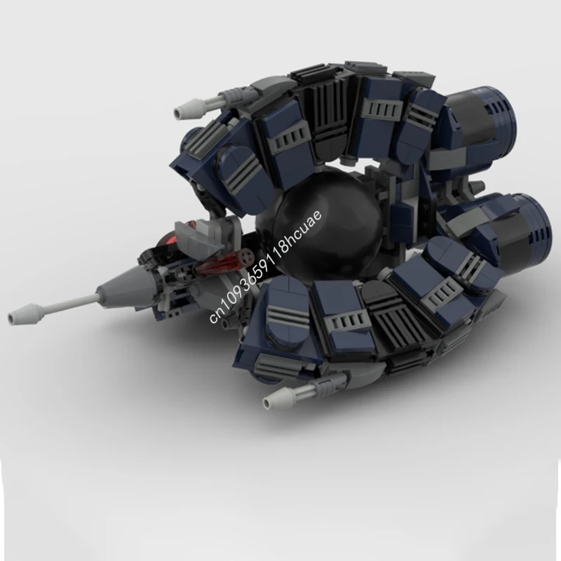 

559 шт. MOC Droid Tri-Fighter Star Battle Строительные блоки Рождественский подарок Архитектура Эксклюзивный DIY Подарочный проект Комплект Идеально