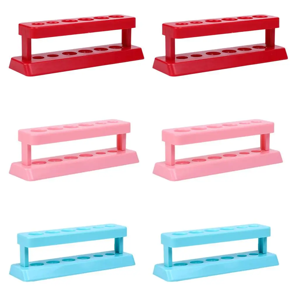 

6 Pcs Test Tube Rack Plastic Vial Storage Racks Holder Multi Functional Lab Equipment Tube Organizer Shelf