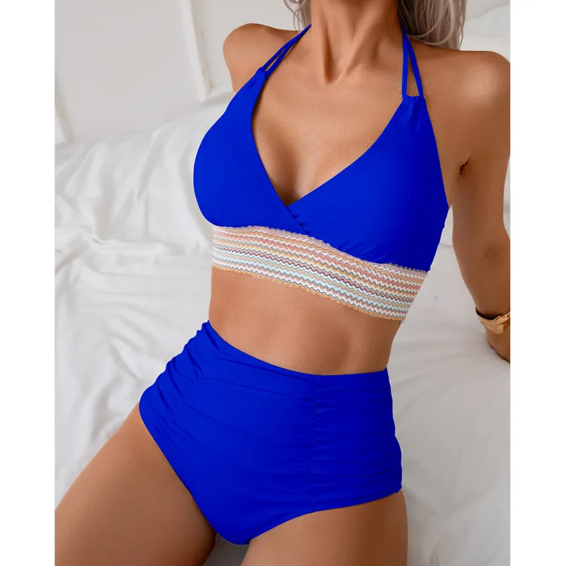 Abdeckung Bauch Sexy Bikinis Badeanzüge Frauen Bademode Push-Up Weibliche Strand Schwimmen Tragen Badeanzüge Hohe Taille Bikini Set Pool Badende