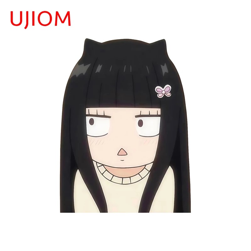 UJIOM Sawako Kuronuwa Chibi Wall Sticker Funny Kids Room Refrigerator Decal Amusing Laptop Car Door Protector Decoration Chambre