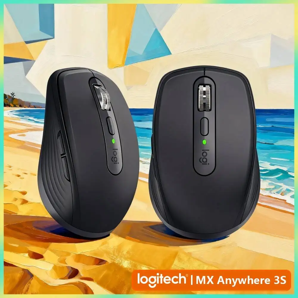 Durable MX Anywhere 3S - 8K DPI Darkfield, 70-Day Battery, Silent Click, Ideal for Wine Shop Office & Stock Prep