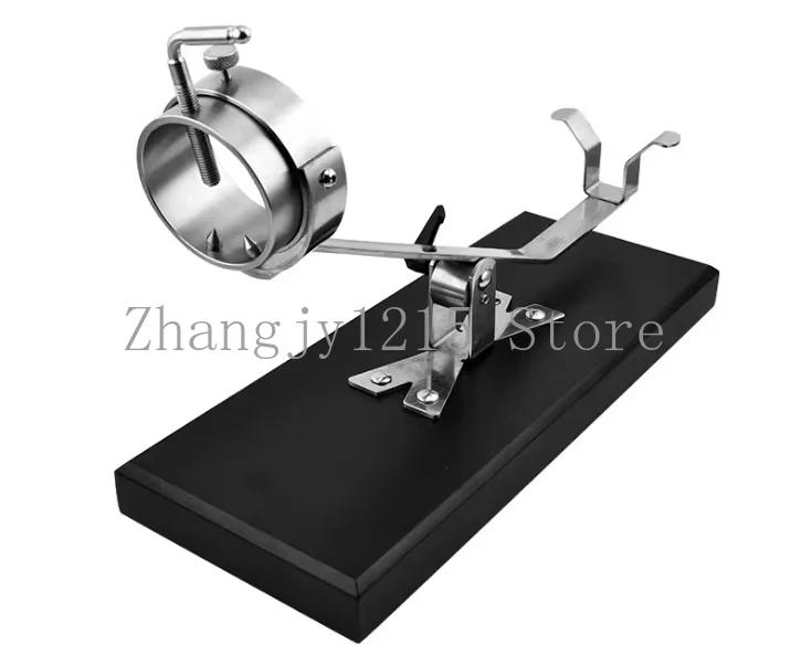 Solid wood baking paint Adjustable angle Ham rack Iberia special rack Leaf rack Log sliced whole leg wooden frame bracket