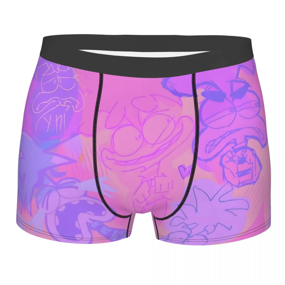 

Мужские боксеры с героями мультфильмов на заказ, мужские трусы, нижнее белье, новинка, трусы