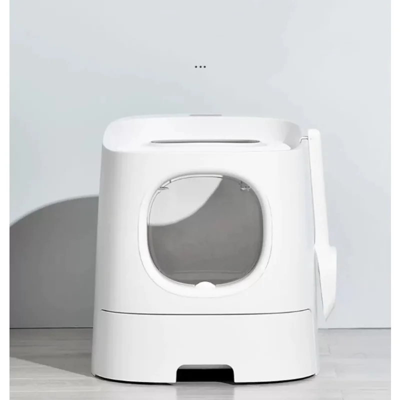 Cat litter box semi-closed king-size drawer cat toilet deodorant and splash-proof