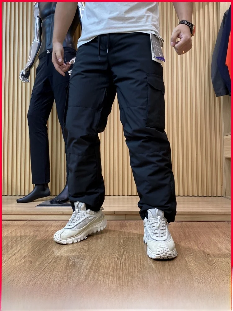 

Outdoor Men's Comfortable Windproof Loose Workwear Casual Pants Adjustable Foot Opening Polyester Fiber Autumn Winter New Arr...