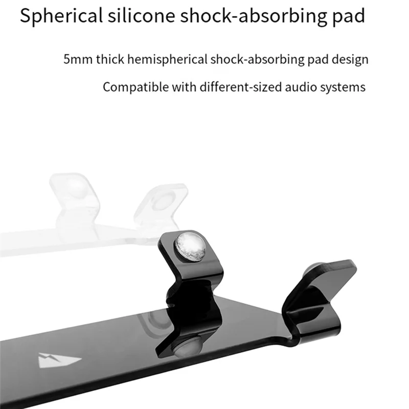 

Ударопрочная и нескользящая акриловая настольная подставка для динамиков для Bluetooth-динамиков для улучшенного качества звука