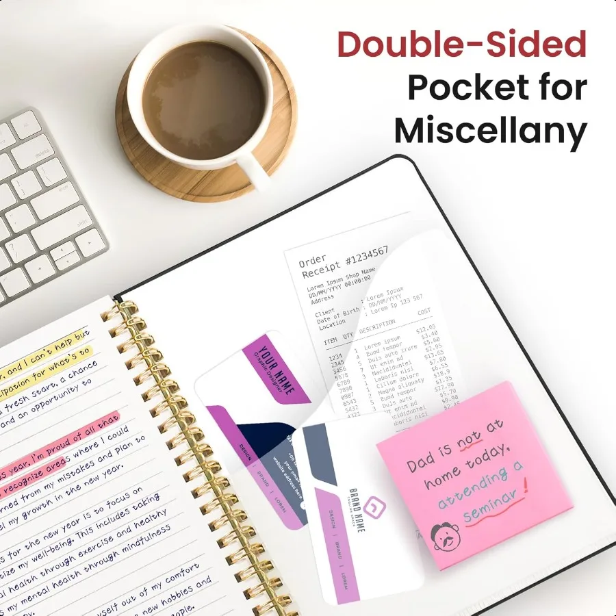 Liniertes Spiral-Tagebuch-Notizbuch für Damen und Herren, 140 Seiten, College-Notizbuch mit liniertem Hardcover für die Arbeit, Notizen machen, Tagebücher zum Schreiben