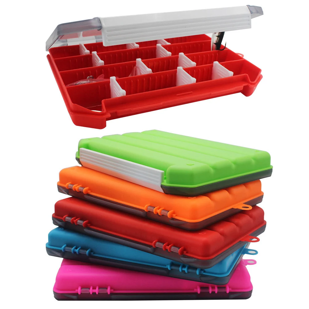 

Colorful Single Layer Insert Bait Box Lure Storage Tool With Insert Function Fishing Accessories Store Boxes Fishing Tackle