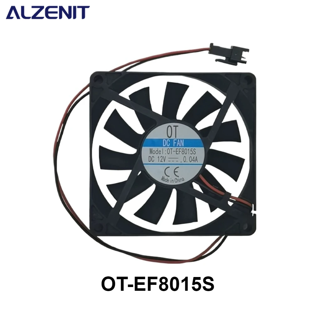 

New Cooling Fan For Midea Refrigerator OT-EF8015S 8CM 12V 0.04A Fridge Radiator Freezer Parts Replacement