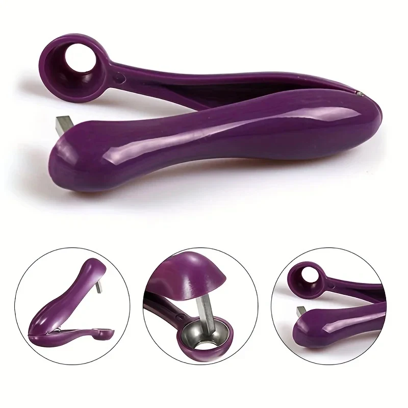 1/3/6Pcs Portable Cherry Fruit Kitchen Pitter Remover Olive Corer Remove Pit Tool  Fruit Vegetable Tools Cherry Pitter Kitchen