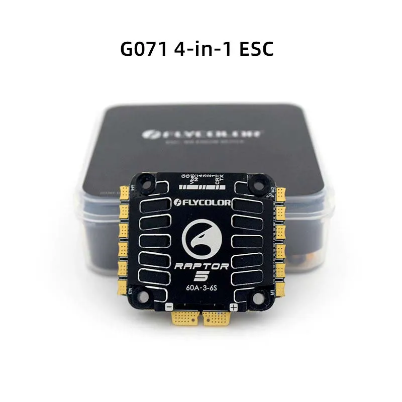 60A ESC Raptor V Gen G071 4-в-1 32-битный 3-6S регулятор скорости для гоночных FPV дронов