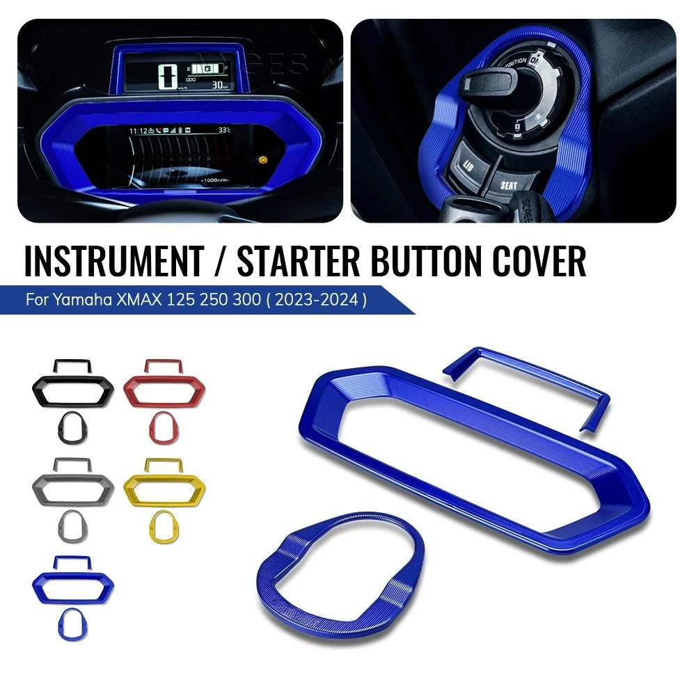 

2023-2024 XMAX300 Aluminum Alloy Dashboard Frame Modified Instrument Decorative Cover