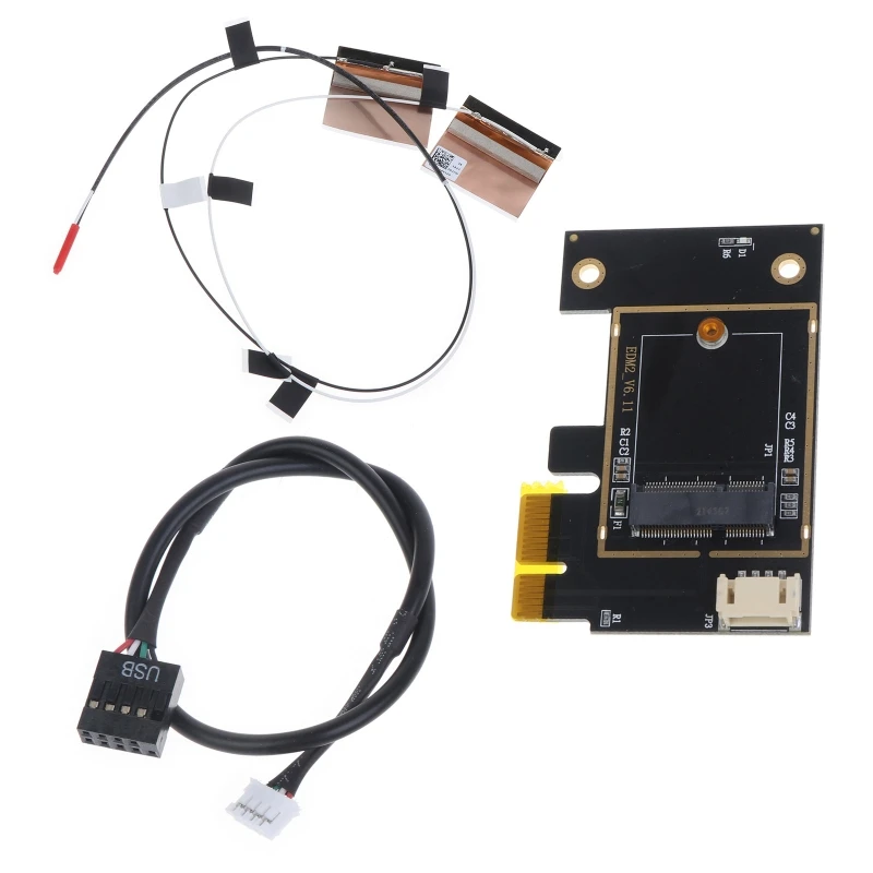 M.2 Wifi Adapter M2 Ngff Key A E To PCI Express PCI-E 1X NGFF Support 2230 Wireless Network Card for AX200 9260AC 8265AC