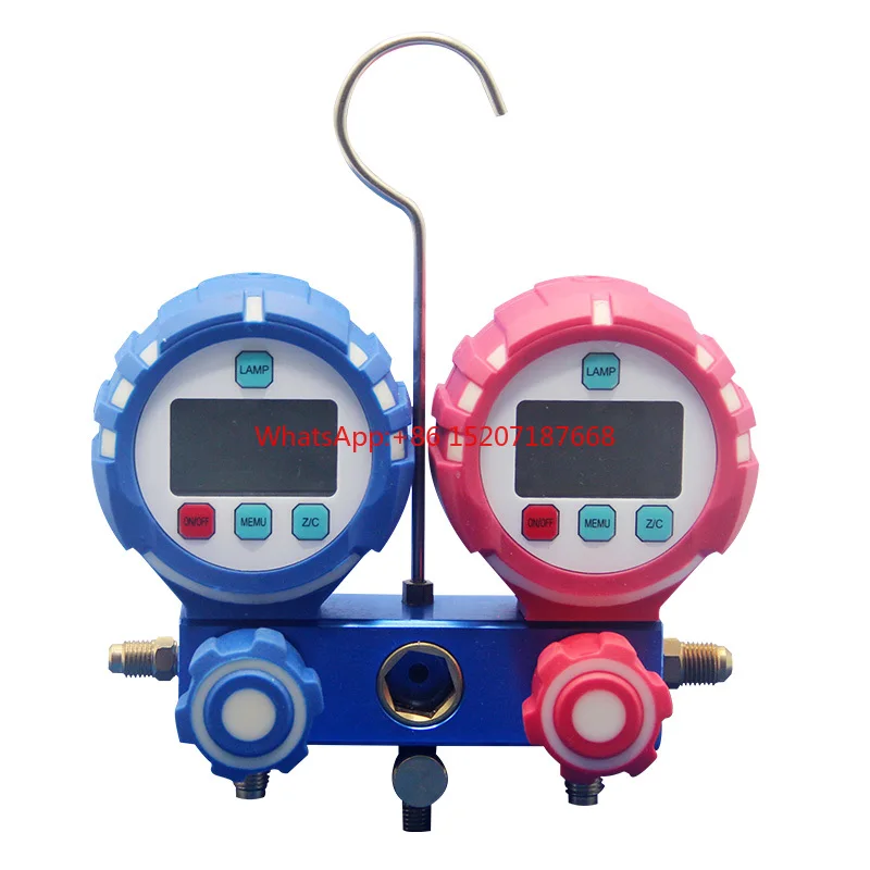 Hvac R410A Refrigeration Gauge Air Pressure Digital Type Manifold Gauge