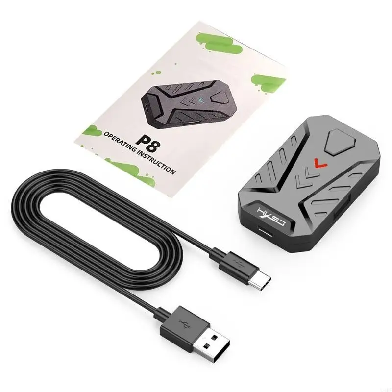 

L41E Конвертер для игровой клавиатуры и мыши USB 2.0 Адаптер для мобильной игровой клавиатуры и мыши, совместимый с