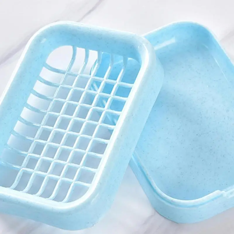 Portasapone portasapone da viaggio con strato drenante rimovibile portasapone da bagno a prova di perdite per lavabo piatto vasca da bagno piatto doccia