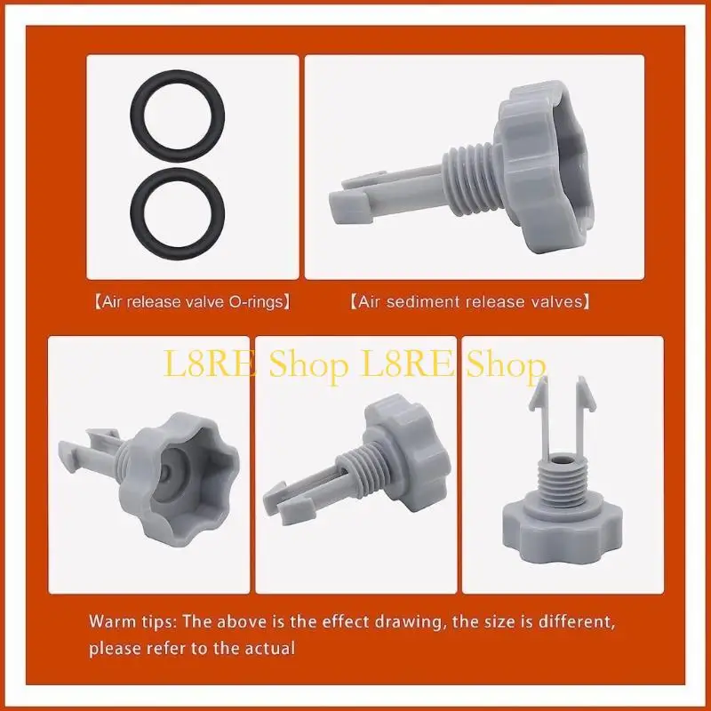 L8RE воздушные клапаны с уплотнительным Ring25002 10460 для гидромассажных ванн фильтров