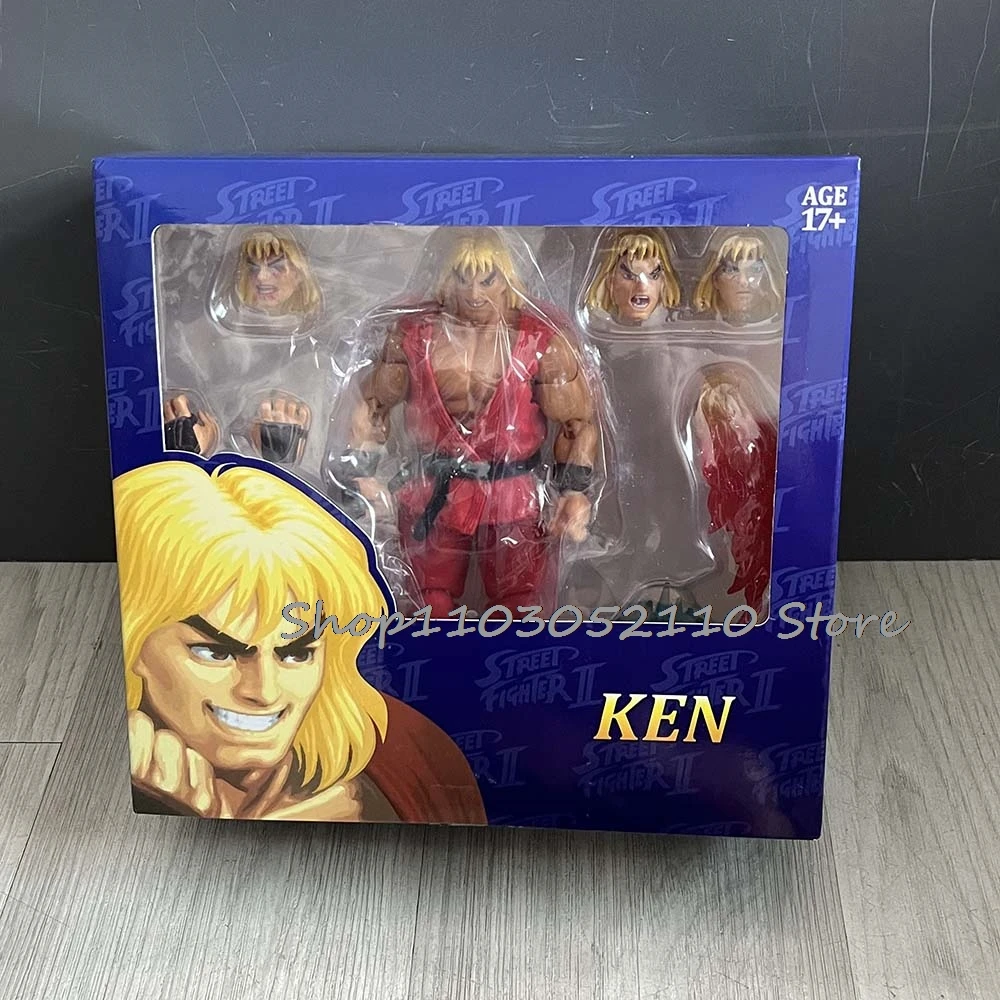 Figurka akcji ST Street Fighter Guile Ken Ryu Anime The Final Challengers Model Lalka Statua Ruchome Stawy Zabawki Filmowe Prezenty