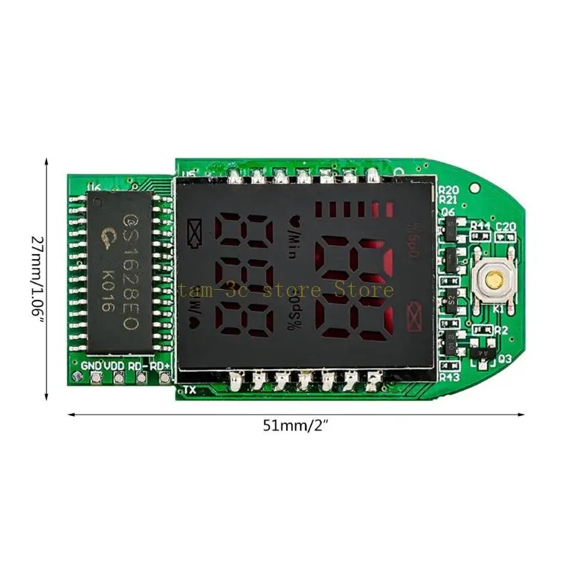 SPO2 écran LED Module capteurs fréquence cardiaque d'oxygène sanguin fréquence 48MHz D0UA