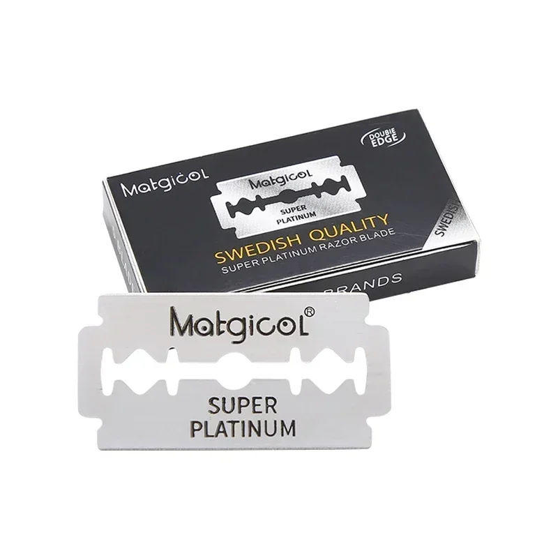 10 шт. лезвие с двойным лезвием из нержавеющей стали, ультра-острые безопасные лезвия для бритья лезвия для ручной бритвы