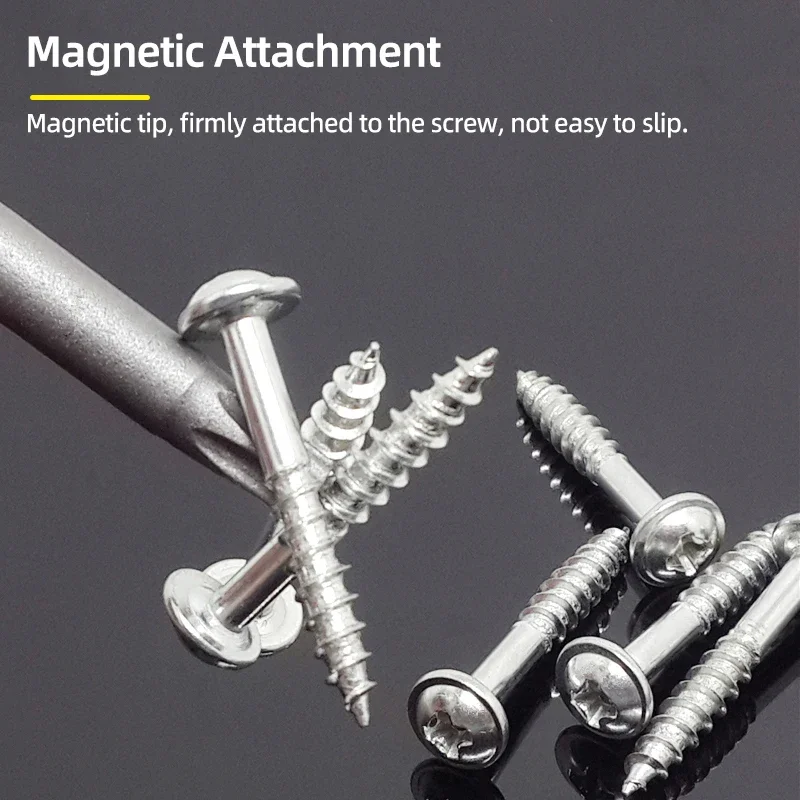Precision Y U Shaped Triangle Screwdriver Magnetic Bit 1/4in Inner Cross Three Points Screw Driver Security Tip For Power Drill