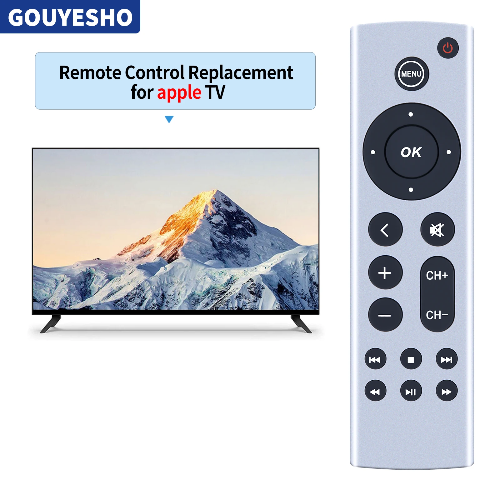 Nowy pilot do apple TV 4K Gen 1 2 3 4 HD A2843 A2737 A2169 A1842 A1625 A1427