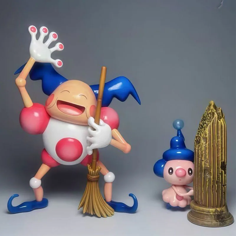 Pokemon Mr. Mime Poliwrath Model Digimon Pantimos Action Figure Manga Figurine Kawaii Doll Ornament Anime GK Statue Figuras Toys
