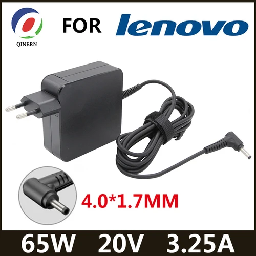 Cargador de ordenador portátil de CA de 20V 3.25A 65W 4,0*1,7mm para Lenovo IdeaPad 330s 320 100-15 B50-10 YOGA 710 510-14ISK Redmibook 14 13 adaptador