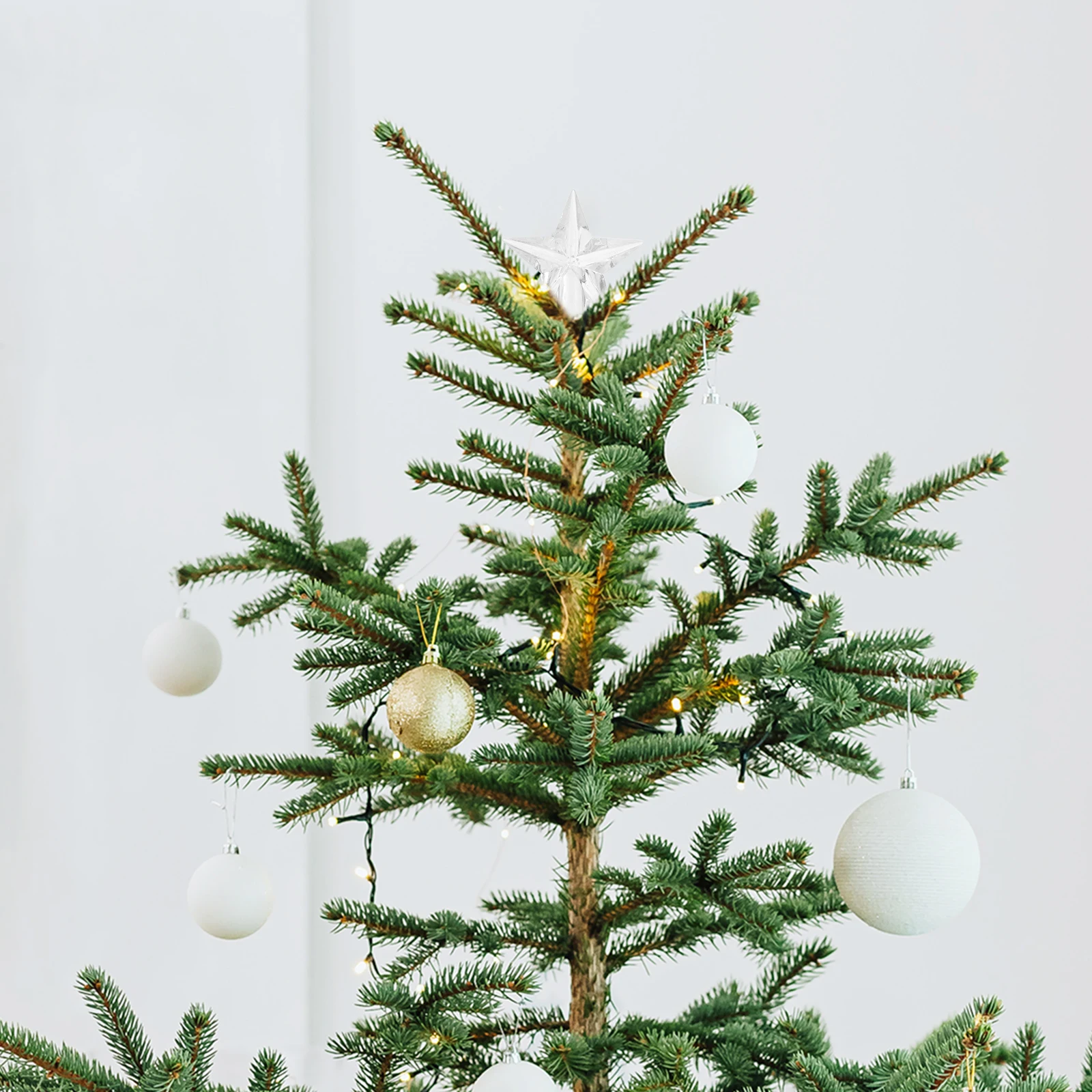 

100pcs Star Lamp Cover Plastic String Light Decorations Bulb Beads Cover for Christmas Party Decoration Home Gift Supplies