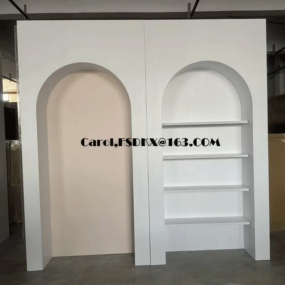 

FSDKX New Style Pvc Acrylic Backdrop Champagne Wall for Wedding Decor