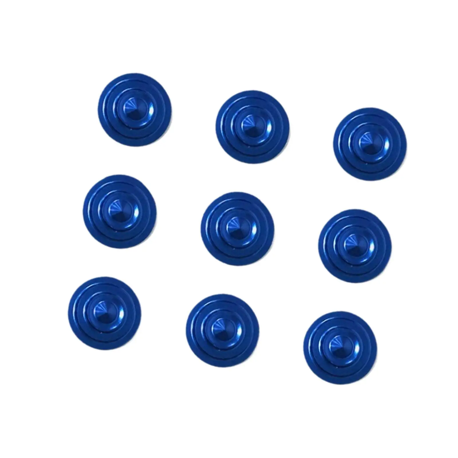 Durable Snowboard Stomp Mat Aluminum Grip Pads Anodized Wear Resistant Set of 9 for Outdoor Winter Activities