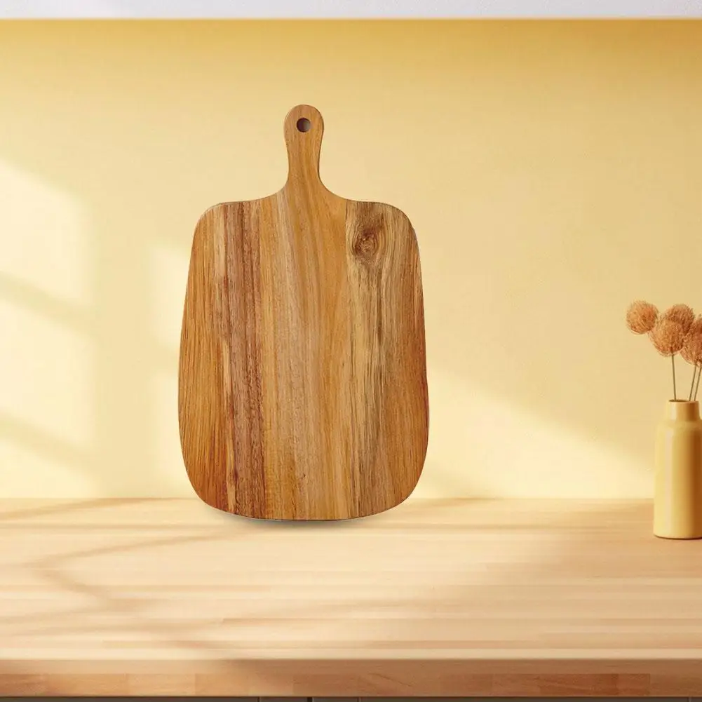 Tabla de recubrimiento versátil, saludable, sin químicos, tabla de cortar de madera maciza Natural durable, tabla de artesanía exquisita portátil