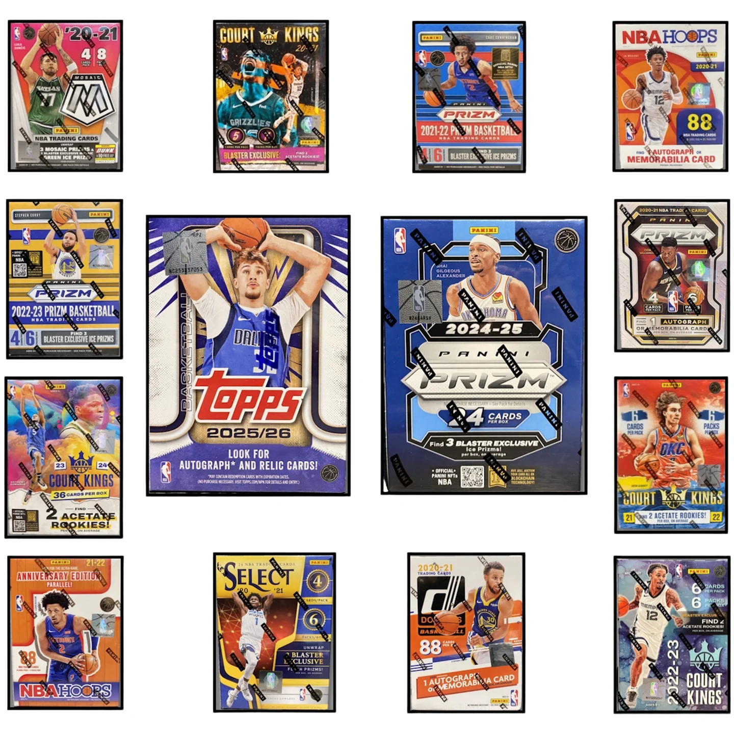 cartes-de-basket-ball-officielles-panini-nba-prizm-hoops-optic-select-court-kings-fantasy-blaster-box-–-offre-speciale-–-cadeau-de-collection-pour-les-fans