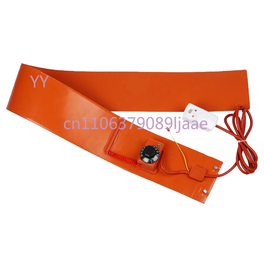 

Silicone Heating Belt 5KG LPG Gas Cylinder - 760x80mm AC 220V 180W, 30-150℃ Adjustable Temperature with Leakage Protection