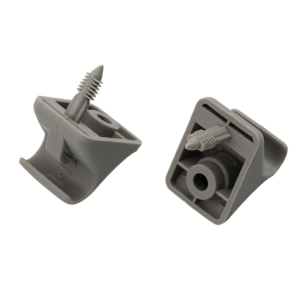 2PCS Sunvisor Retainer Clips For Hyundai Getz 2002 - 2011 852351C300QS Grey ABS Interior High Quality Car Clip Accessories