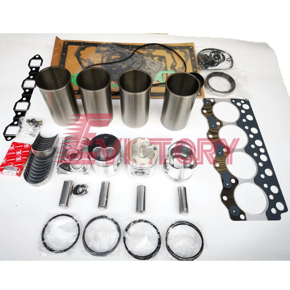 For Komatsu S4D95LE-2 S4D95LE-3 overhaul rebuild kit liner bearing piston ring gasket excavator forklift