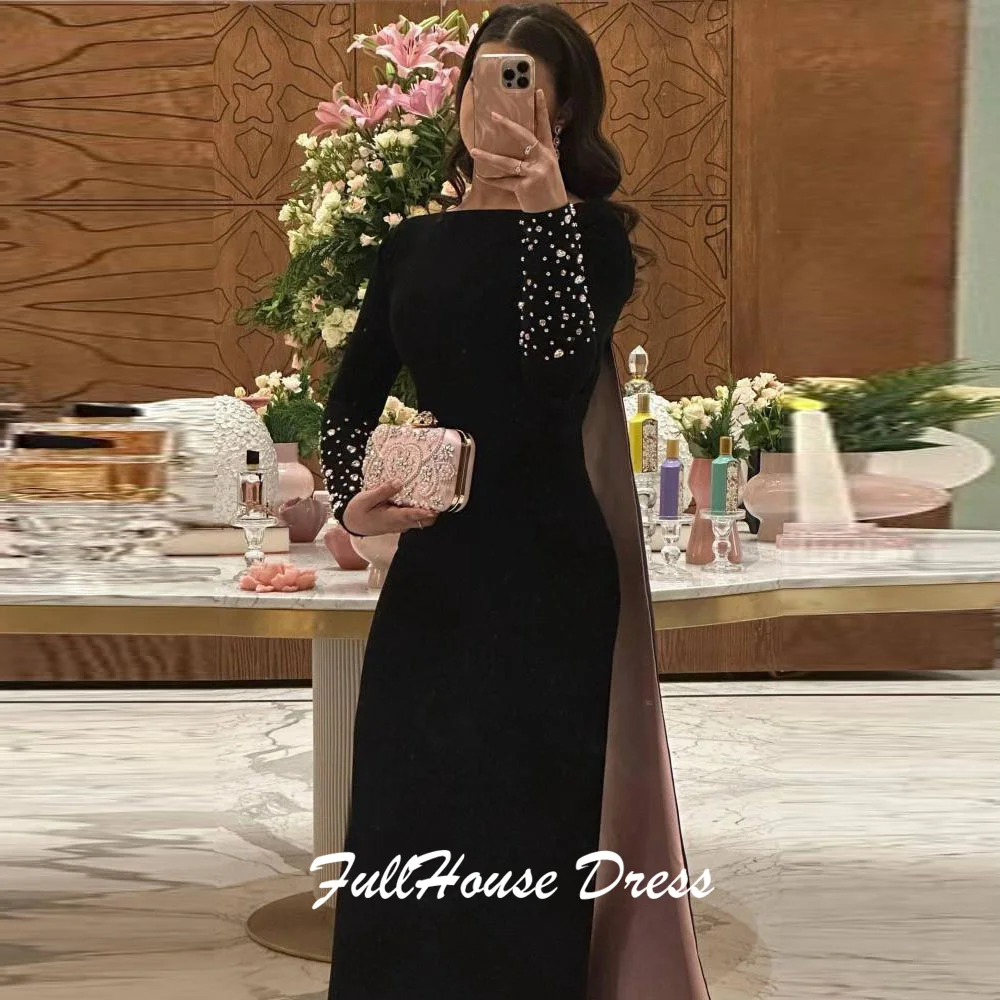 العرف س الرقبة الصلبة مثير غمد عارية الذراعين مساء اللباس كم طويل مطرز كريستال الطابق طول حزب اللباس مع المحكمة