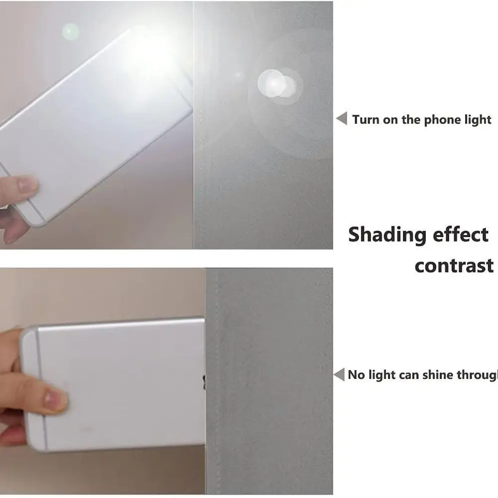 Heavy-Duty Shade Curtain for Sliding Doors, 100 Wide x 95 Long, Silver Gray