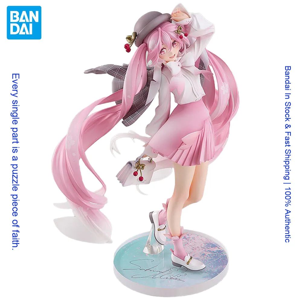 

BANDAISakura Miku Hatsune Miku Ohanami Outfit Ver PVC Figure Collectible Anime Model Doll Gift Authentic Figure Model