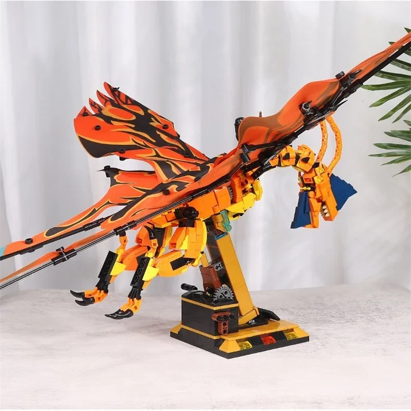 1174pcs Phantom Flying Dragon Building Blocks Toruk Makto Bricks Dinosaur Model Education Classic Movie Toys for Children Gifts