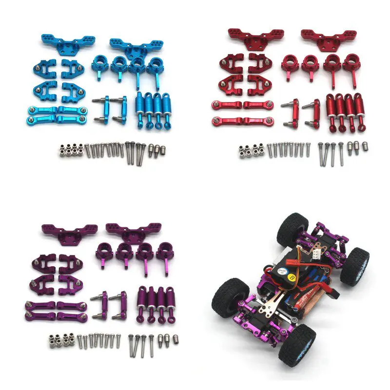 Wltoys 284131 284161 284010 Applicable Remote Control Car Metal Parts Set Electric Toy Simulation Model Upgrade Parts Kit