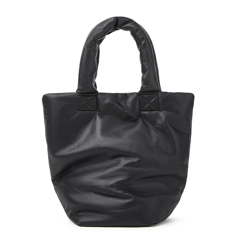 Handbag, Simple and Stylish, Casual, Pleated, Large Capacity, Relaxed Style for Daily Commuting, Tote Bag